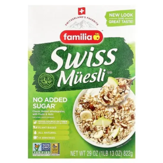 Familia Swiss Muesli, Classic Rolled Wholegrains with Fruits & Nuts, 29 oz (822 g) image {5}