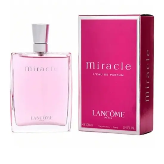 Miracle By Lancome Women Eau De Parfum Spray 3.4 Oz (New Packaging) 2000 Casual Perfume image {1}