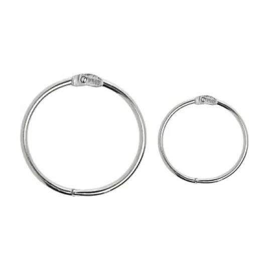 Charles Leonard Loose Leaf Rings, 1.25", Box of 100 image {2}