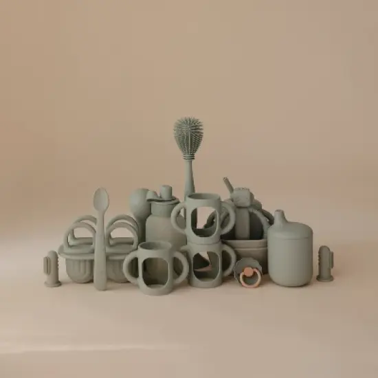 Mushie Silicone Bottle Handles image {4}