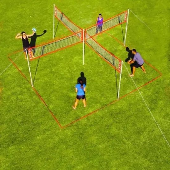 GoSports Slam X 4-Way Volleyball Game Set - 8pc image {2}