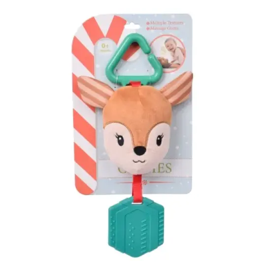 Sunny Days Reindeer Chime Teether Baby Toy - Christmas image {1}