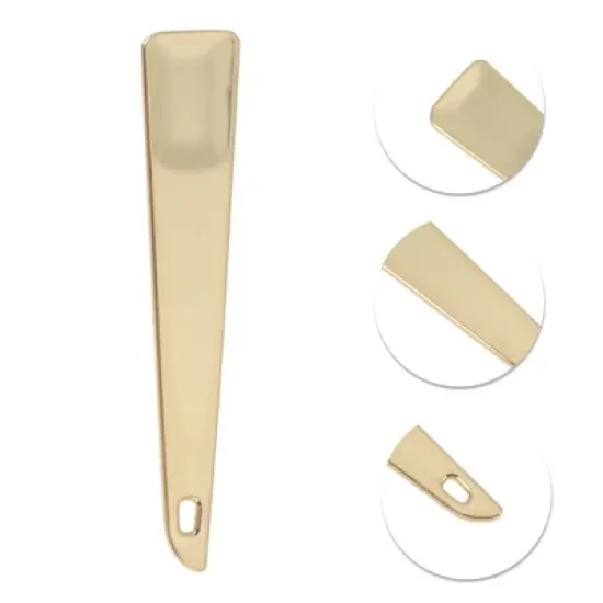 Unique Bargains Hangable Trapezoid Shape Mini Makeup Cosmetic Spoon 2 Pcs image {2}