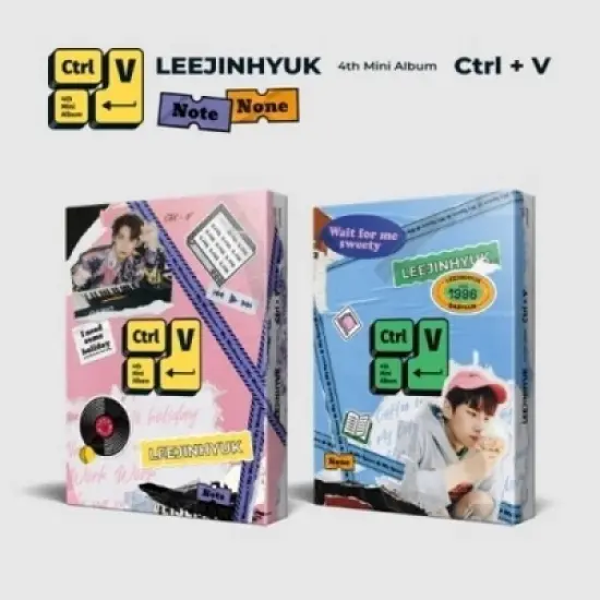 Lee Jin Hyuk - Ctrl+V (incl. Photobook, Folding Poster, Selfie Photocard, To Do List, Sticker, Bookmark + Photo) (CD) image {1}