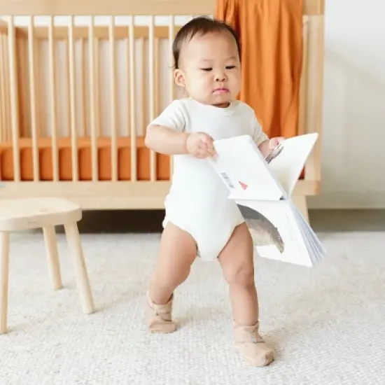 Goumikids Viscose Made from Bamboo + Organic Cotton Short-Sleeve Baby Bodysuit image {1}