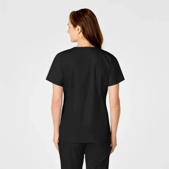 Wink WonderWORK Women's Mock Wrap Scrub Top image {1}
