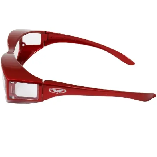 2 Pairs of Global Vision Eyewear Escort Safety Motorcycle Glasses with Clear, Clear Lenses image {4}