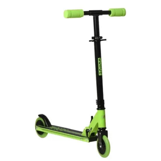 Aosom Aluminum Kids Kick Scooter Foldable Teens Ride On Toy with Adjustable Handlebar Rear Brake image {6}