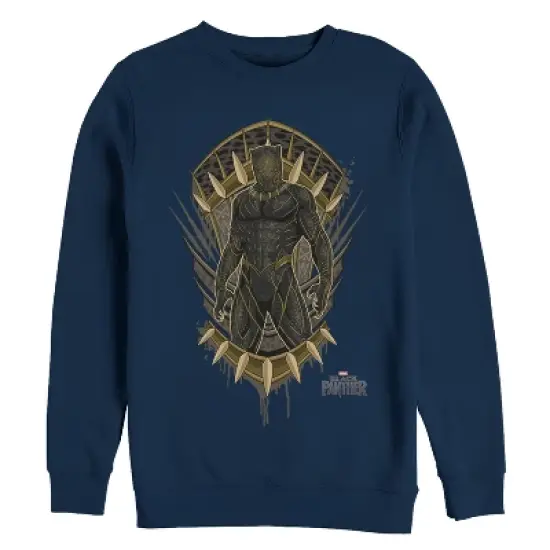 Men's Marvel Black Panther 2018 Claw Crest Sweatshirt image {2}