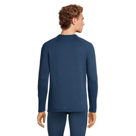 Lands' End Men's Crew Neck Expedition Thermaskin Long Underwear image {1}