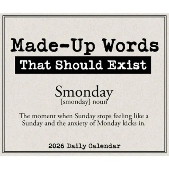 Willow Creek Press 2026 Made Up Words That Should Exist Box Calendar image {4}