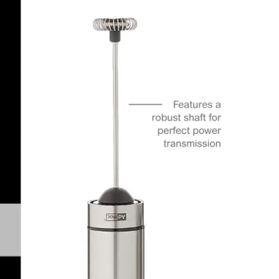 AdHoc Rapido Milk and Sauce Frother - Stainless Steel, 8.25" image {3}