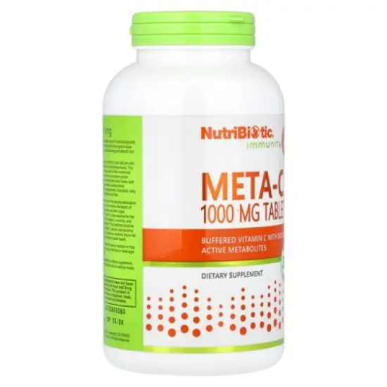 NutriBiotic Immunity,  Meta-C&reg; , 250 Vegan Tablets image {3}