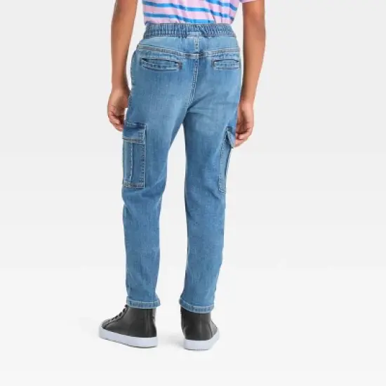 Boys' Super Stretch Relaxed Tapered Pull-On Cargo Pants - Cat & Jack&trade; image {1}