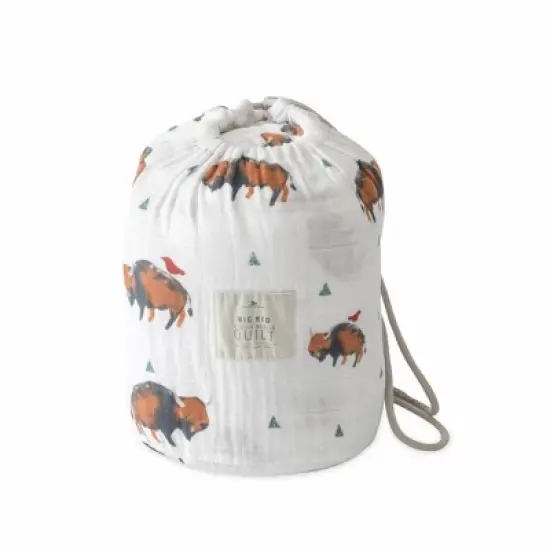 Little Unicorn Cotton Muslin Quilted Throw image {1}