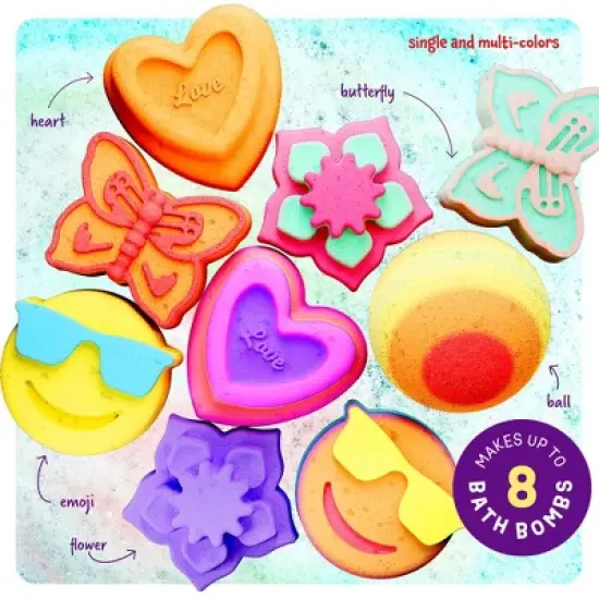 Dan&Darci Make Your Own Bath Bombs- Educational Craft Kit for Kids, Birthday Gift image {3}