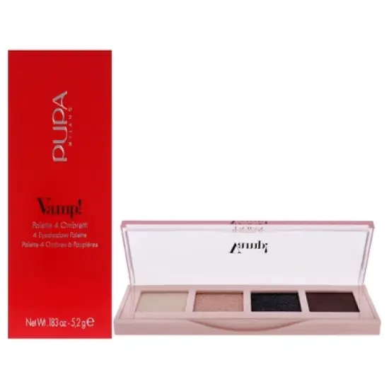Vamp! 4 Eyeshadow Palette - 006 Deep Nude by Pupa Milano for Women - 0.183 oz Eye Shadow image {7}