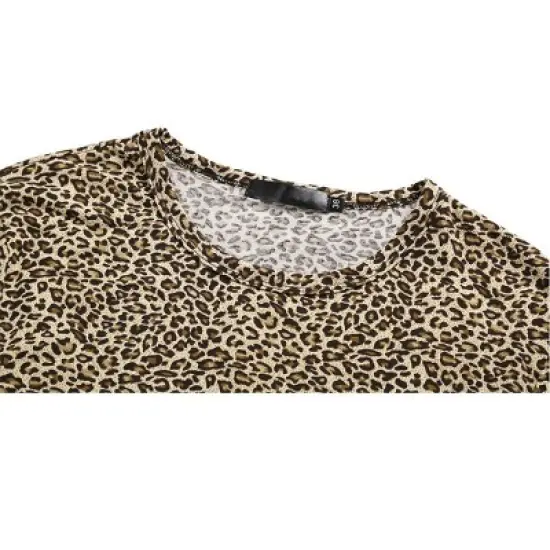 Lars Amadeus Men's Round Neck Animal Pattern Short Sleeves T Shirt image {5}
