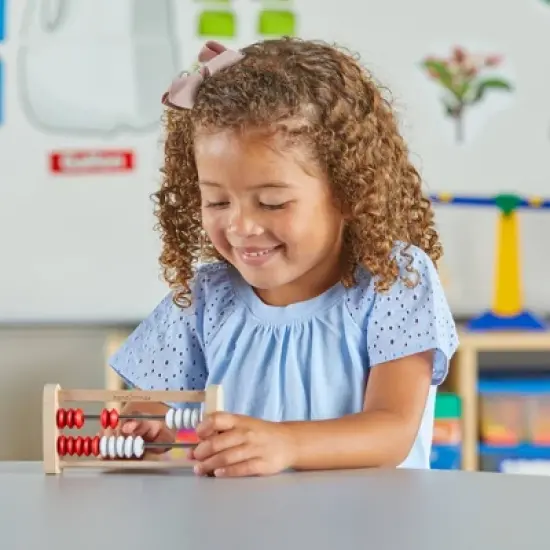 Hand2Mind 20-Bead Wooden Mini Rekenrek Class Set image {3}