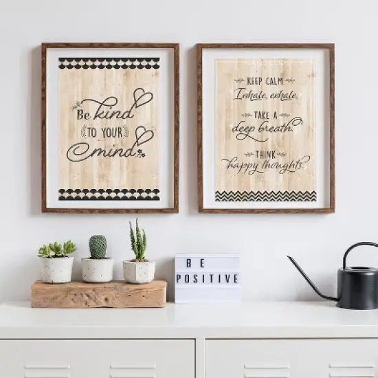 Creative Teaching Press&reg; Core Decor Black, White, and Wood Inspire U 4-Poster Pack image {4}