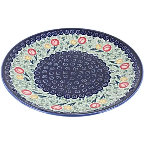 Blue Rose Polish Pottery Manufaktura Dinner Plate image {14}