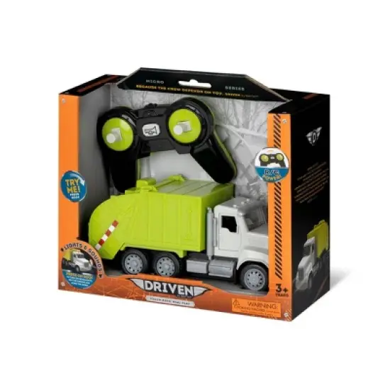 DRIVEN by Battat RC Micro Series Recycling Truck: Remote Control Vehicle for Fine Motor Skills Development image {4}