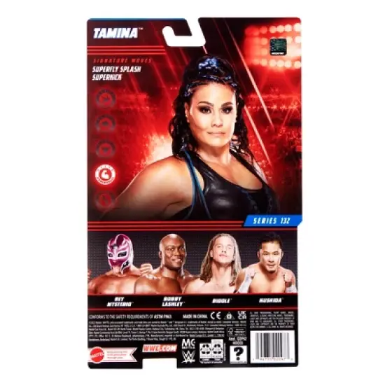 WWE Series 132 Blue Highlights Tamina Action Figure image {1}