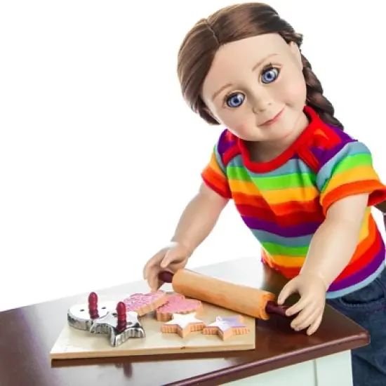 The Queen's Treasures 18 In Doll  8 Piece Baking Tools And Cookies Set image {5}