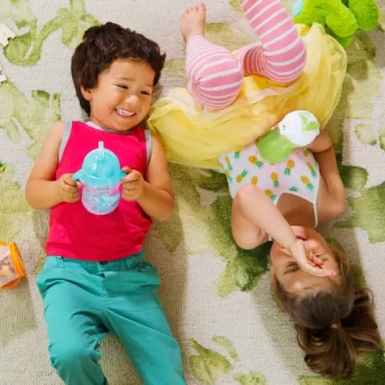 Munchkin Click Lock 9oz Bite Proof Sippy Cup - 2pk - Blue/Green image {2}