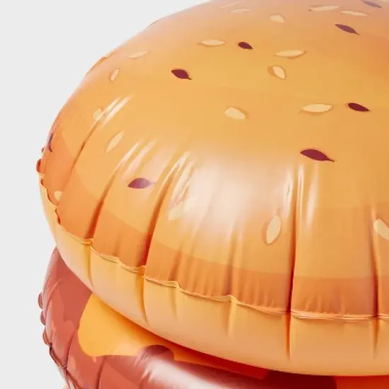 Burger Float - Sun Squad&trade;: Novelty Pool Toy, PVC Construction image {3}