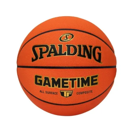 Spalding Gametime 29.5" Basketball: Official Size 7, Indoor-Outdoor Use, Composite Material image {3}
