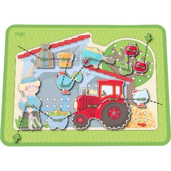 HABA The Farm Threading Game image {3}