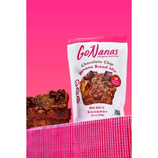 GoNanas Chocolate Chip Banana Bread Mix - 12.3oz image {7}