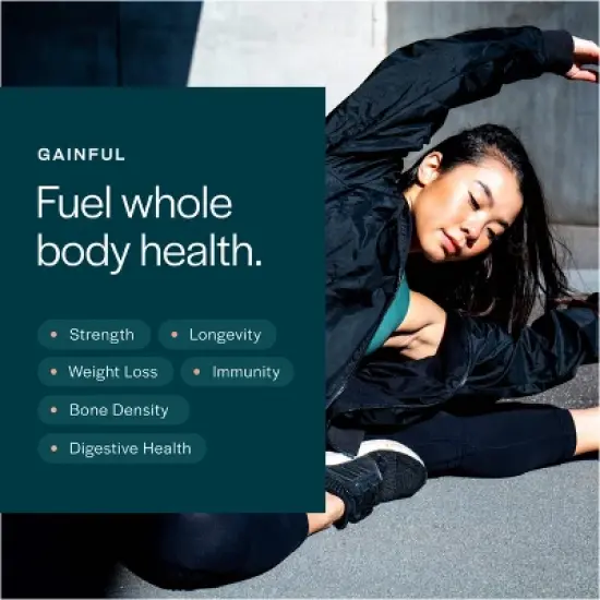 Gainful Whey Protein Powder - Collagen - 14 Servings image {6}