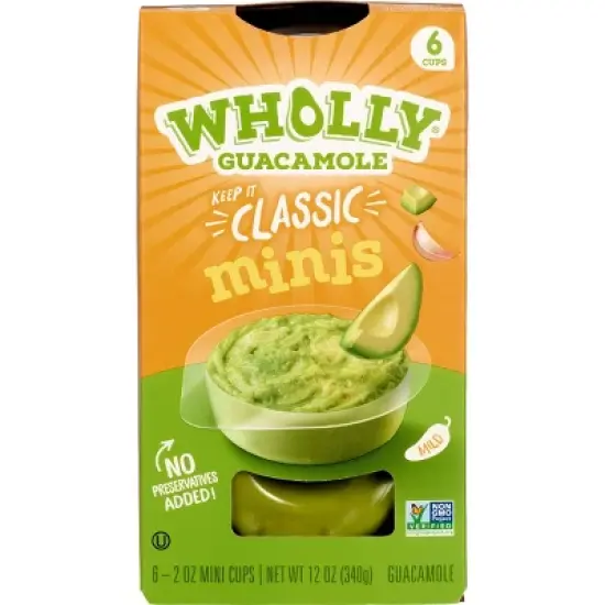 Wholly Guacamole Classic Mini Bowls - 12oz/6ct image {8}