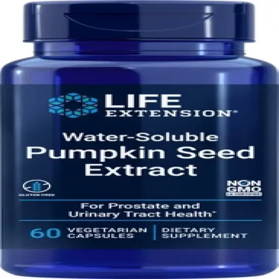 Pumpkin Seed Extract (Water Soluble) by Life Extension  -  60 VegCap image {2}