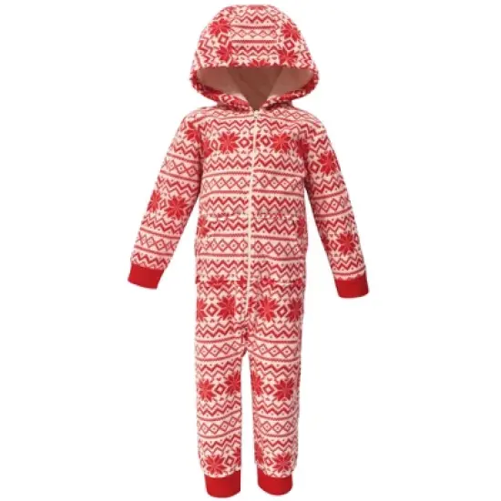 Hudson Baby Toddler Fleece Jumpsuits, Coveralls, and Playsuits 2pk, Reindeer image {2}
