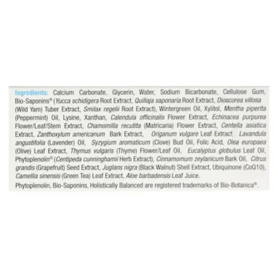 Nature's Answer Periobrite Wintermint Natural Brightening Toothpaste  - 1 Each - 4 OZ image {1}