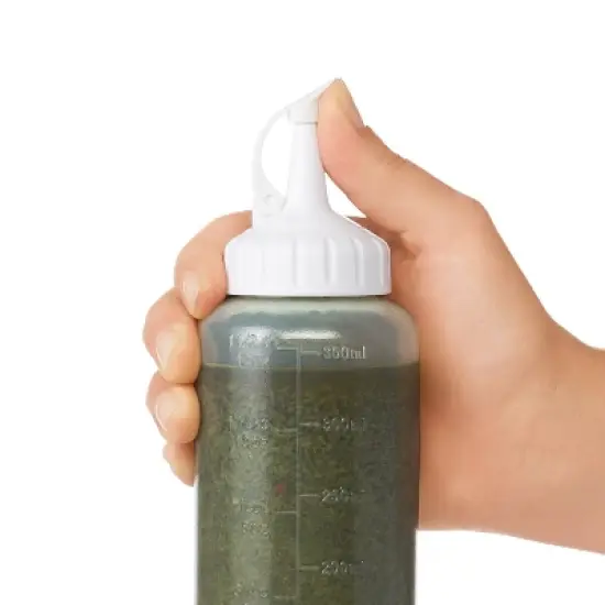 OXO 16oz Food Storage Bottle White: Plastic, Dishwasher-Safe, Condiment & Sauce Container, Includes Lid image {2}
