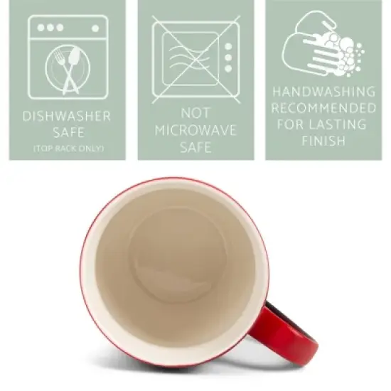 Elanze Designs Loved Beyond Measure Ephesians 3:19 Two Toned Ombre Matte 10 ounce New Bone China Coffee Tea Cup Mug, Red and Black image {2}