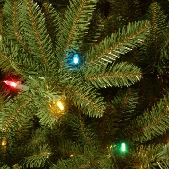 7.5' Prelit Natural Fraser Fir Artificial Christmas Tree Multicolor Lights - National Tree Company image {2}