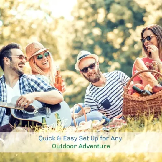 Leisure Sports Lightweight Pop-Up Beach Tent Sun Shelter - Turquoise image {4}