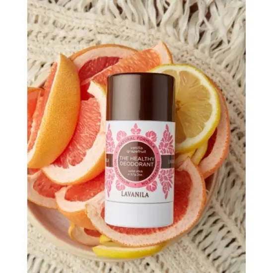 Lavanila Natural Solid Deodorant - Vanilla Grapefruit - Aluminum-Free 2oz image {3}