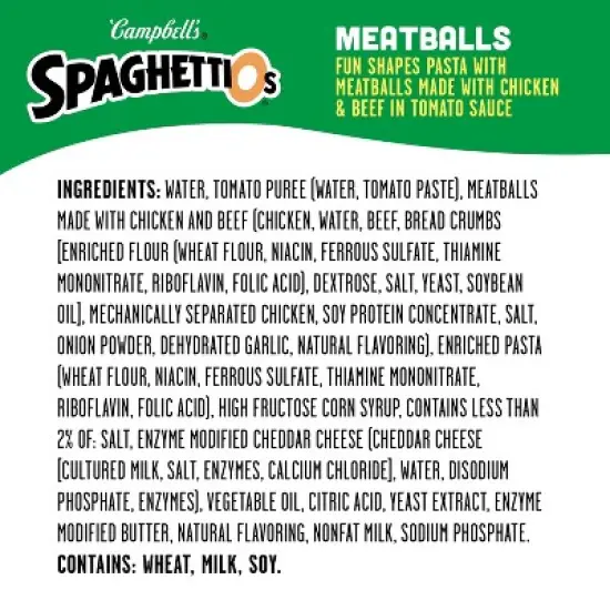 SpaghettiOs Super Mario Bros Canned Pasta with Meatballs- 15.6oz image {6}