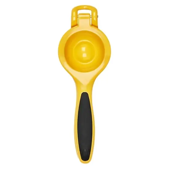 OXO Softworks Citrus Squeezer: Aluminum Handheld Lemon & Lime Juicer, Dishwasher-Safe, Yellow image {7}