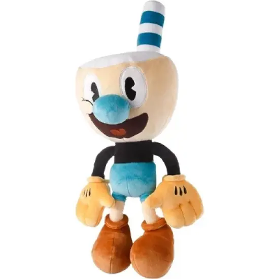 Mighty Mojo Cuphead & Mugman Bundle - 15-Inch Super Soft & Huggable Stuffed Doll image {4}
