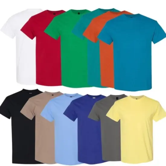 EG PRO Men's Heavyweight Cotton T-Shirt Undershirts 12-Pack Crewneck Tee for Everyday Wear image {6}