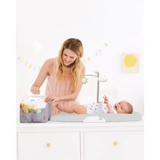Skip Hop Wipe Clean Changing Pad - Light Gray image {6}