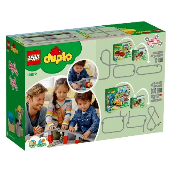 LEGO DUPLO Town Train Bridge and Tracks Building Set 10872 image {4}