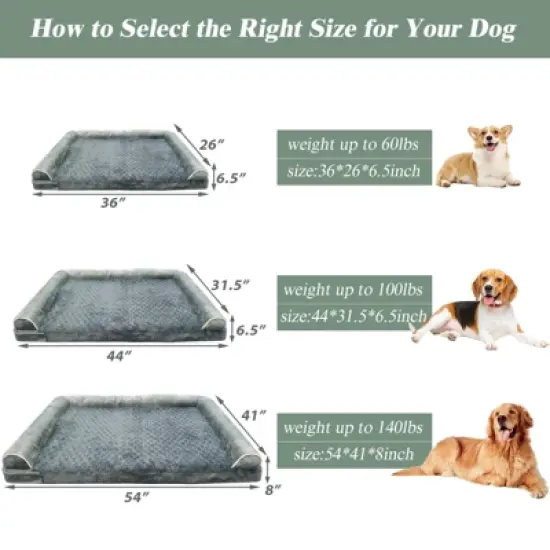 Memory Foam Washable Dog Bed image {1}
